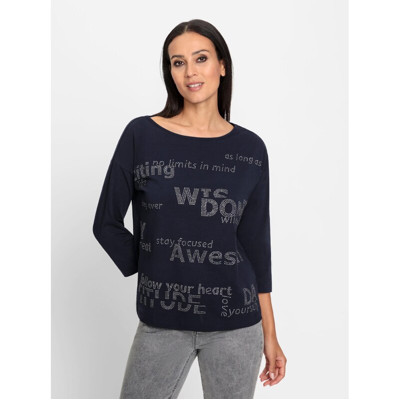 heine Tričko námornícka modrá 65885264