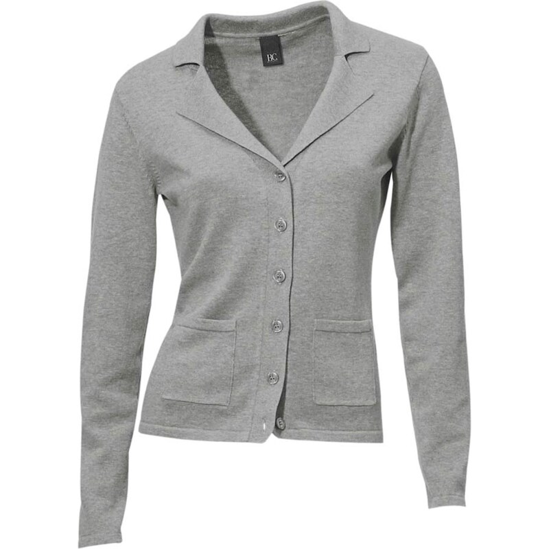 heine Kardigán sivá melírovaná 65896810