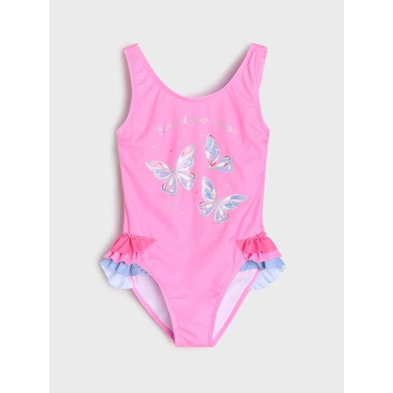 Sinsay - Plavky s volánmi - ružová 65742710