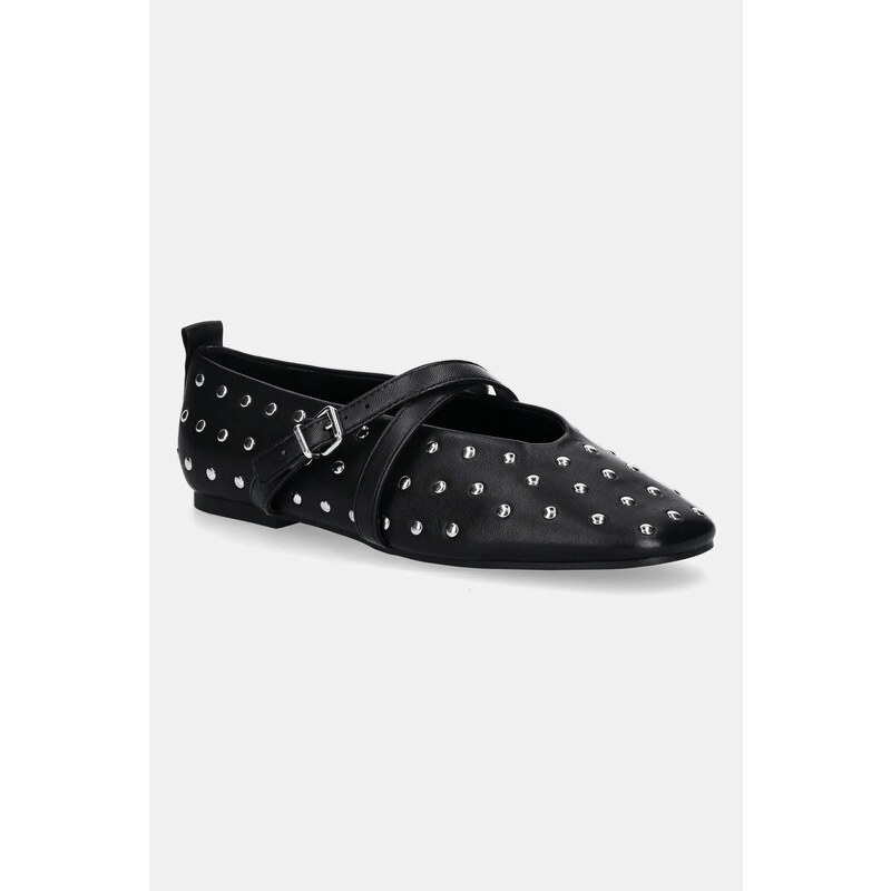 Kožené balerínky Tommy Jeans MARYJANE STUDDED BALLERINA 64986635