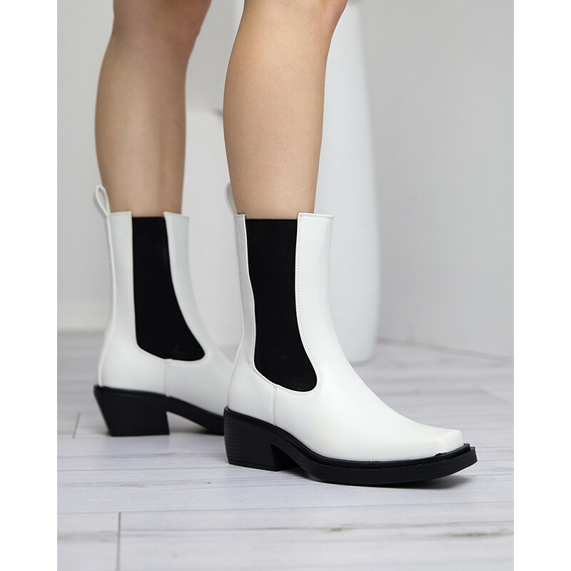 Resti White womens high slip boots Darran - Footwear 64974322