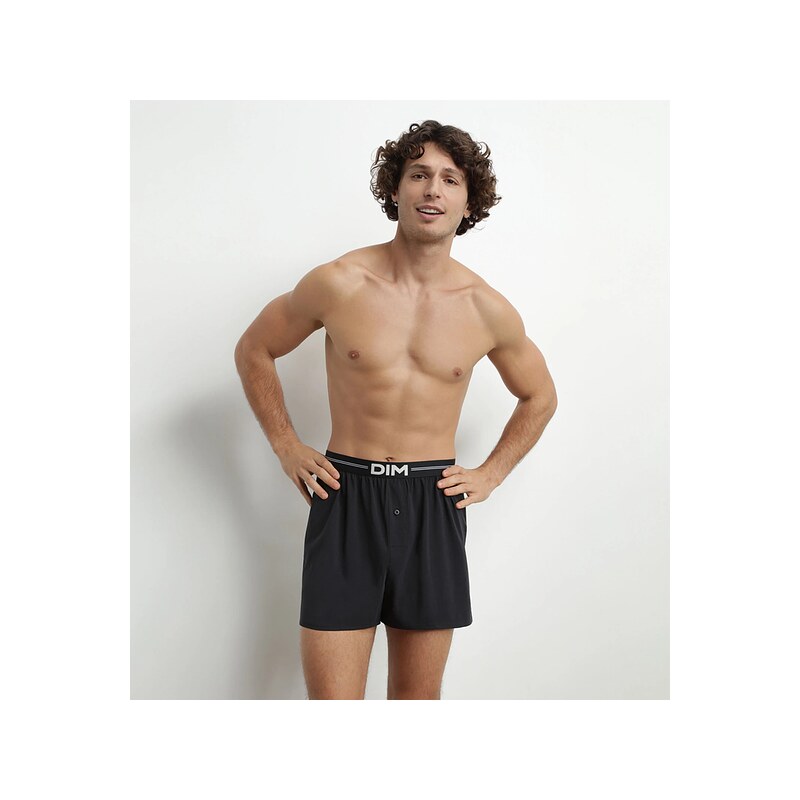 DIM ICONS LOOSE BOXER - Pánske voľné boxerky - čierna 64974479