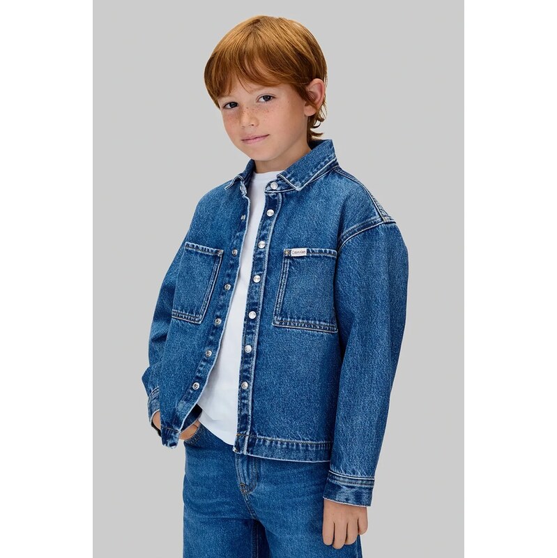 Detská bavlnená bunda Calvin Klein Jeans 64976950