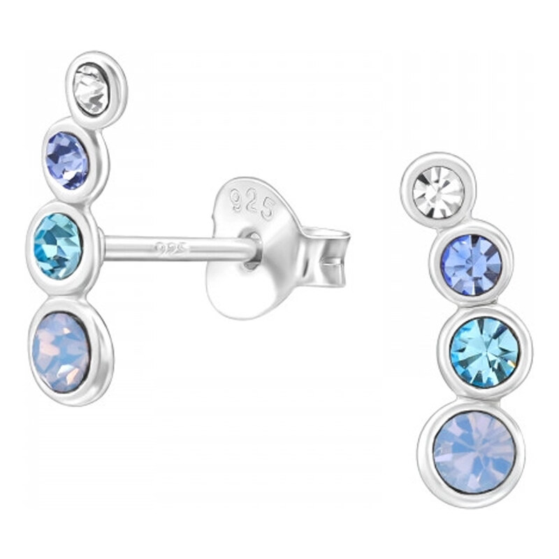 Dámske strieborné náušnice BLUESTA 64975129