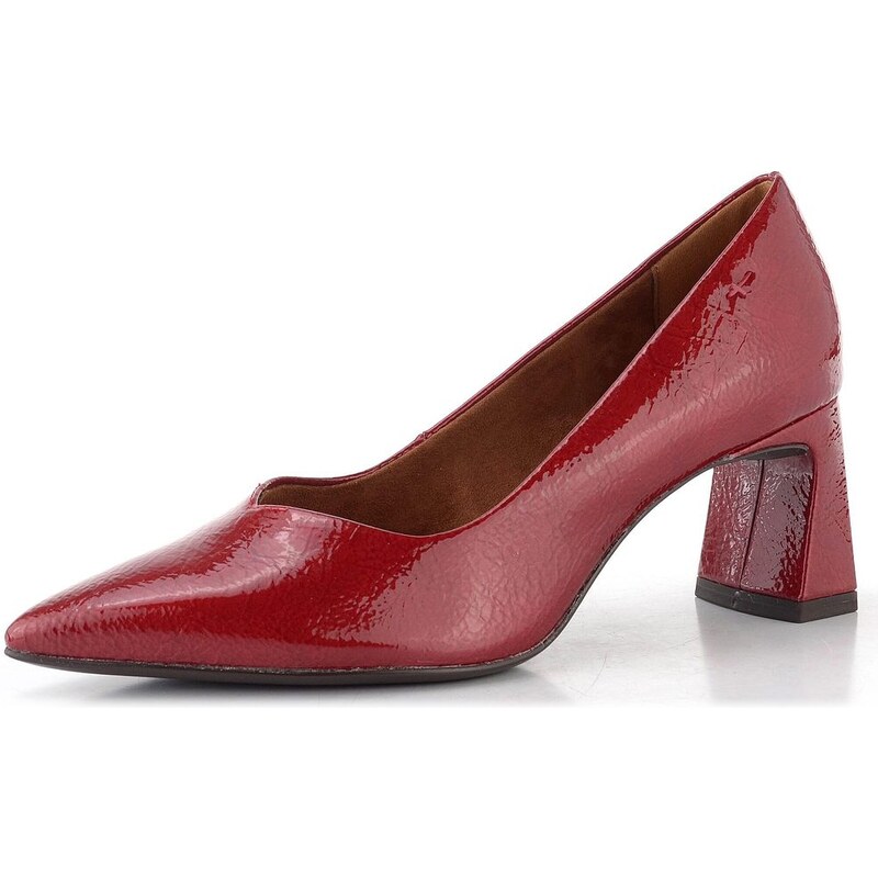 Tamaris lodičky so širokým podpätkom red 1-22452-45 65612177