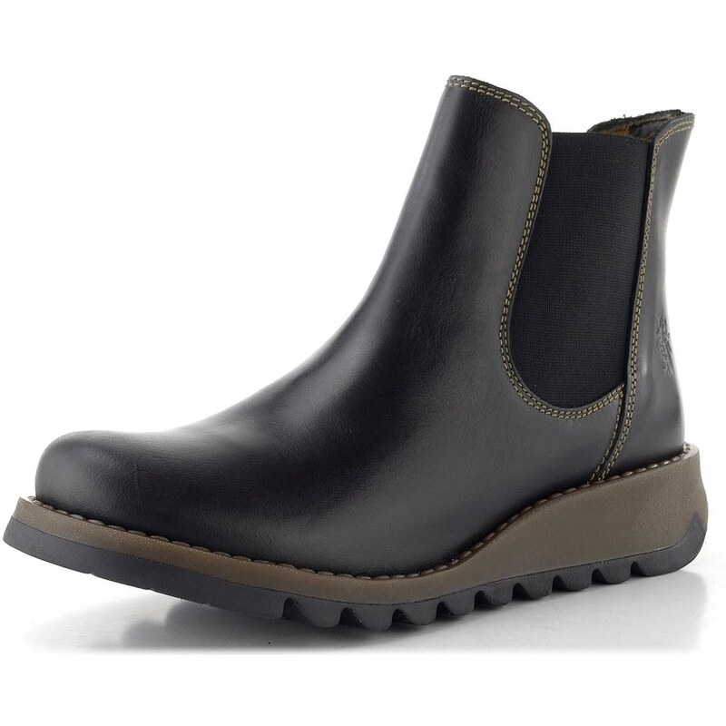 Fly London chelsea členková obuv black SALV195FLY 65612123