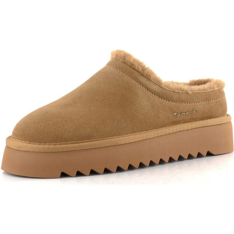 Tamaris kožené slip-on poltopánky camel 1-27300-45 65612178