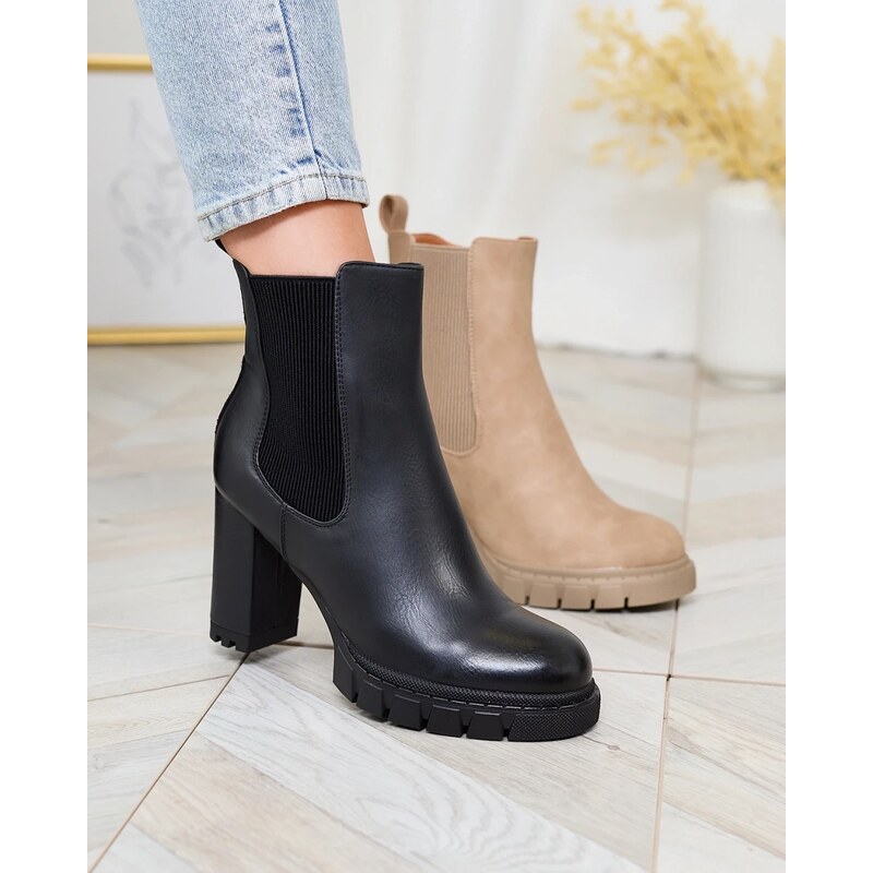 Resti Black womens Seihay high heel boots 64979073