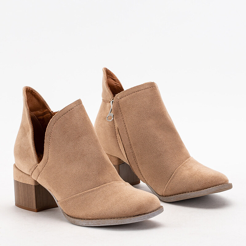 Resti Light brown womens insulated boots on the Karela post - Footwear 64979015