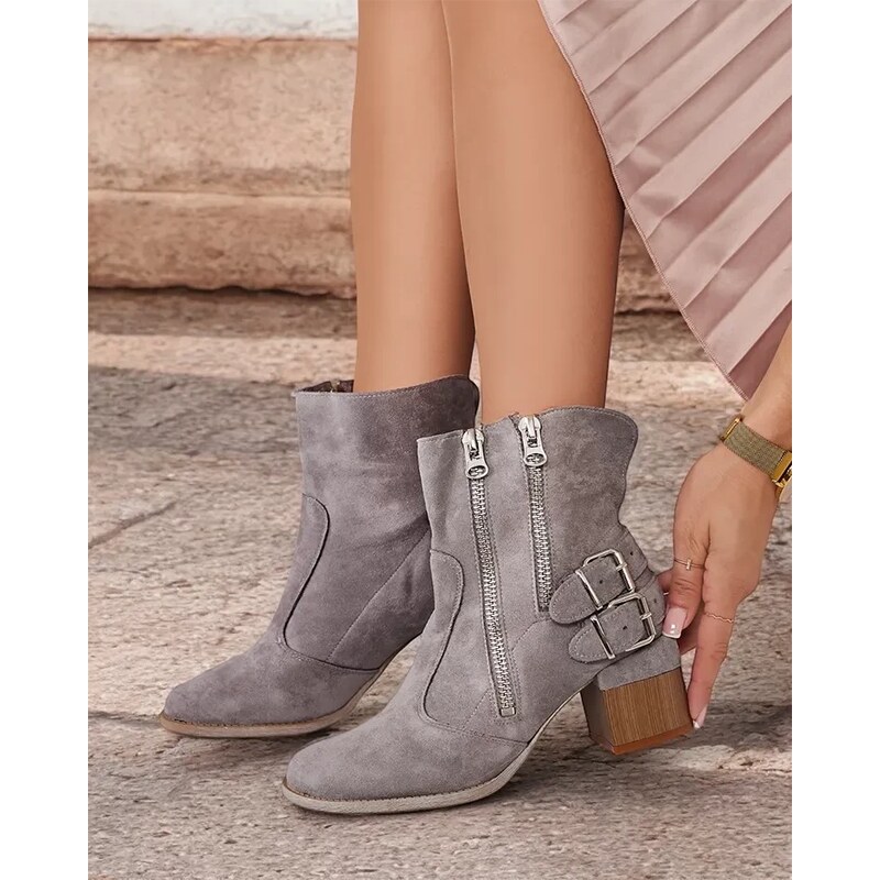 Resti Decorated Zerta Heeled Booties 64979091