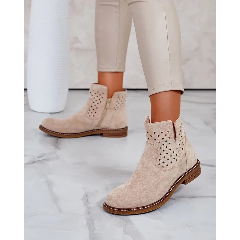 Resti Light brown womens Rito boots 64979203