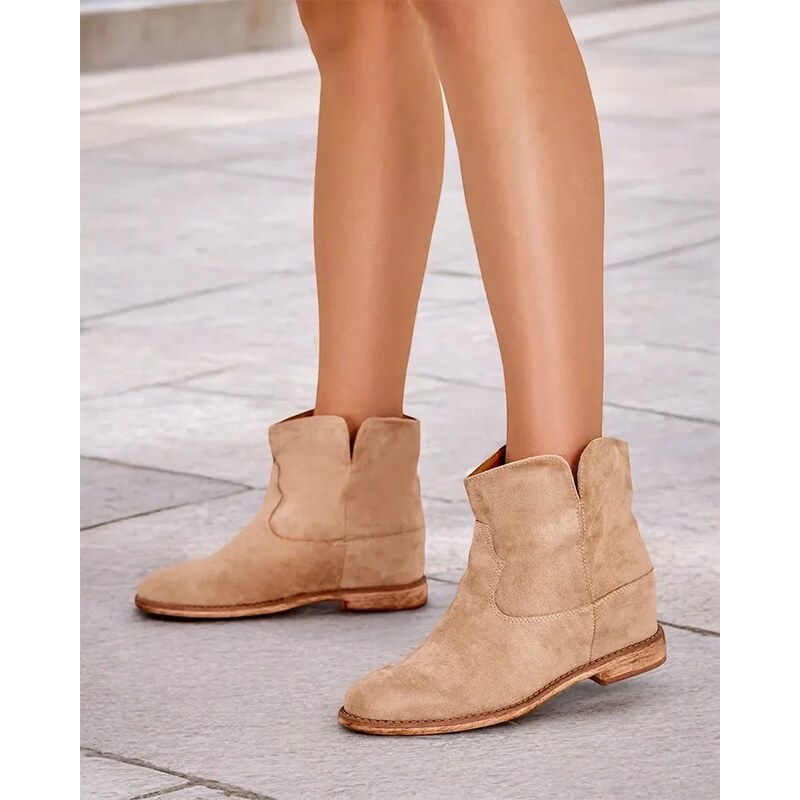 Resti Boots in cowboy style on a covered wedge Blueston 64979209