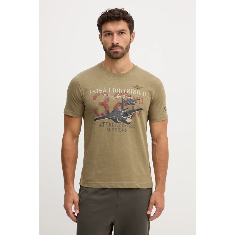 Bavlnené tričko Aeronautica Militare 64976630