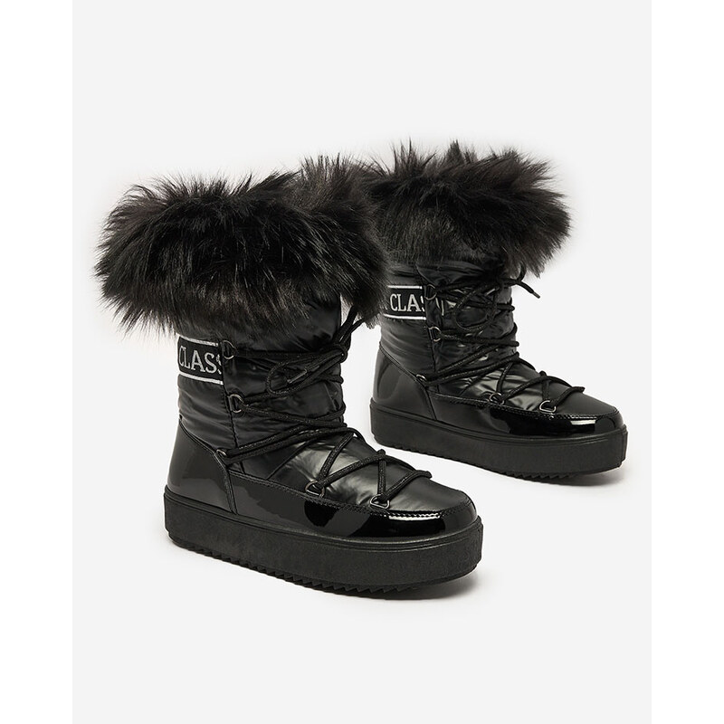 Resti Lace-up boots ala snow boots with fur Heccti 64979120