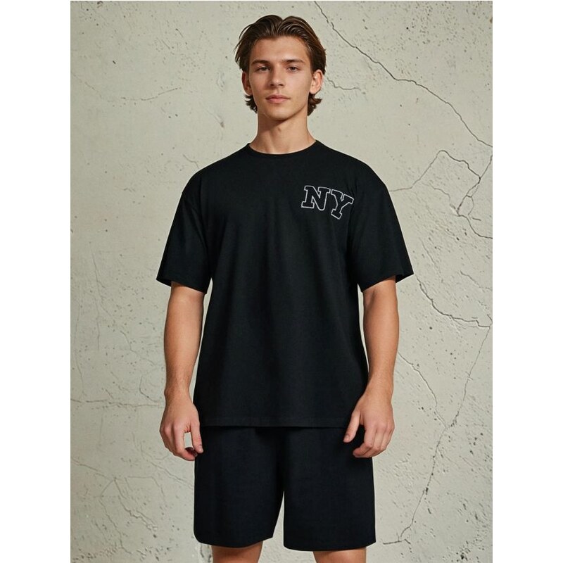 Sinsay - Dvojdielne oversize pyžamo - viacfarebná 65738448