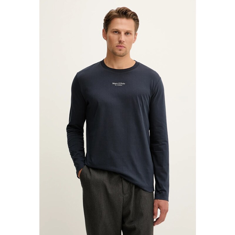 Bavlnené tričko s dlhým rukávom Marc OPolo 64976631