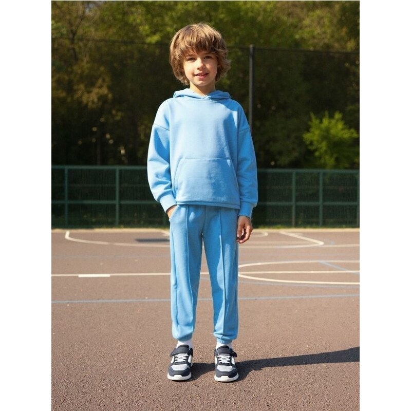 Sinsay - Teplákové joggery - svetlomodrá 65747505