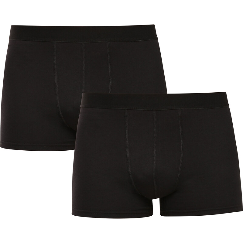 2PACK pánske boxerky Nedeto basic čierne (2NFC1) 61059237