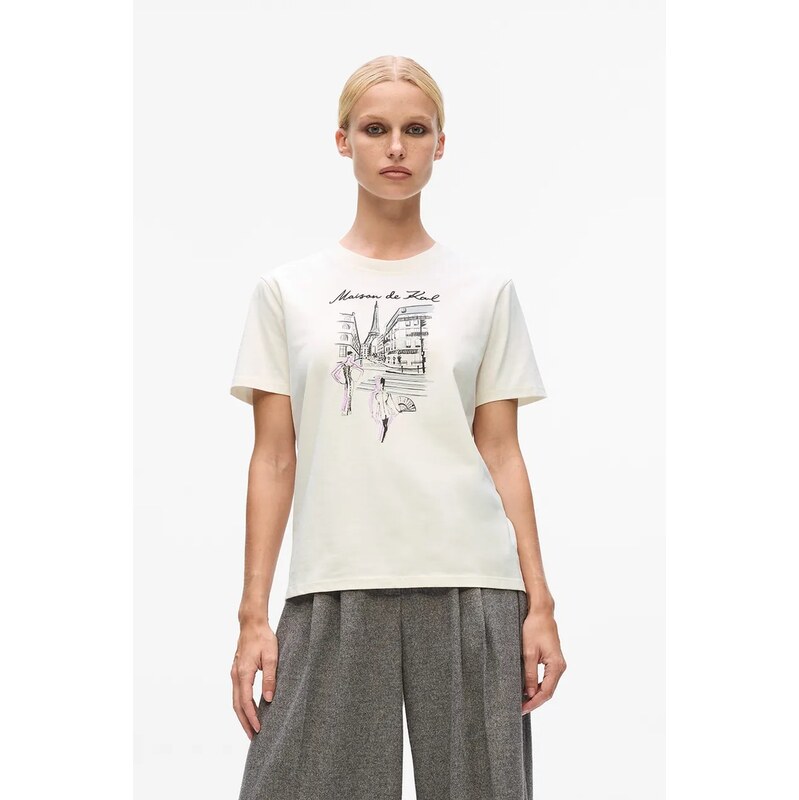 Bavlnené tričko Karl Lagerfeld 64978856