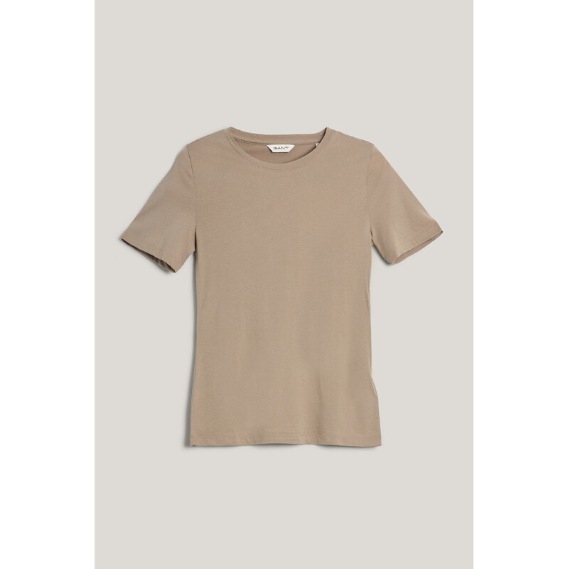 TRIČKO GANT LIGHT COTTON SS T-SHIRT TAUPE BEIGE 64944412