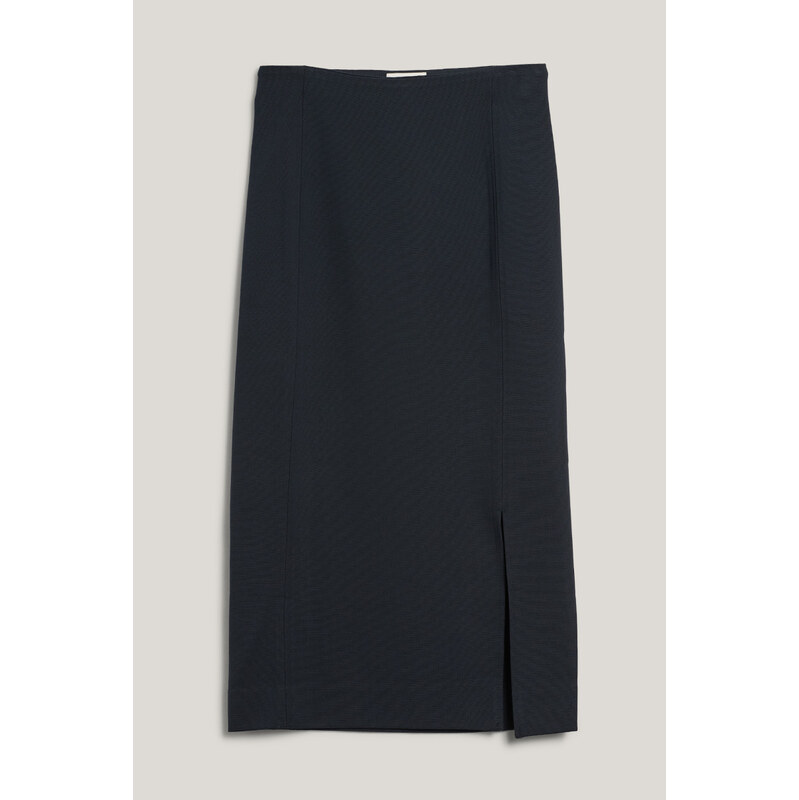 SUKŇA GANT JERSEY PENCIL SKIRT BLACK 64944405
