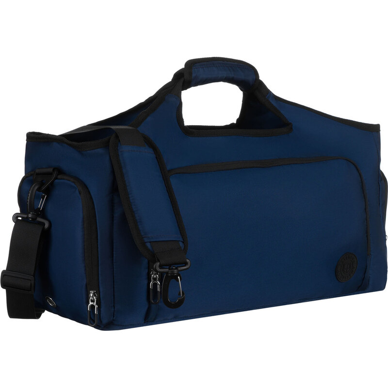 Čierno–tmavomodrá športová cestovná taška Peterson s komorou na obuv a 64983327