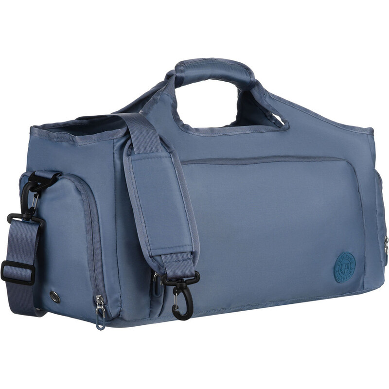 Modrá víkendová cestovná taška Peterson s oddelenou komorou na obuv a 64983331