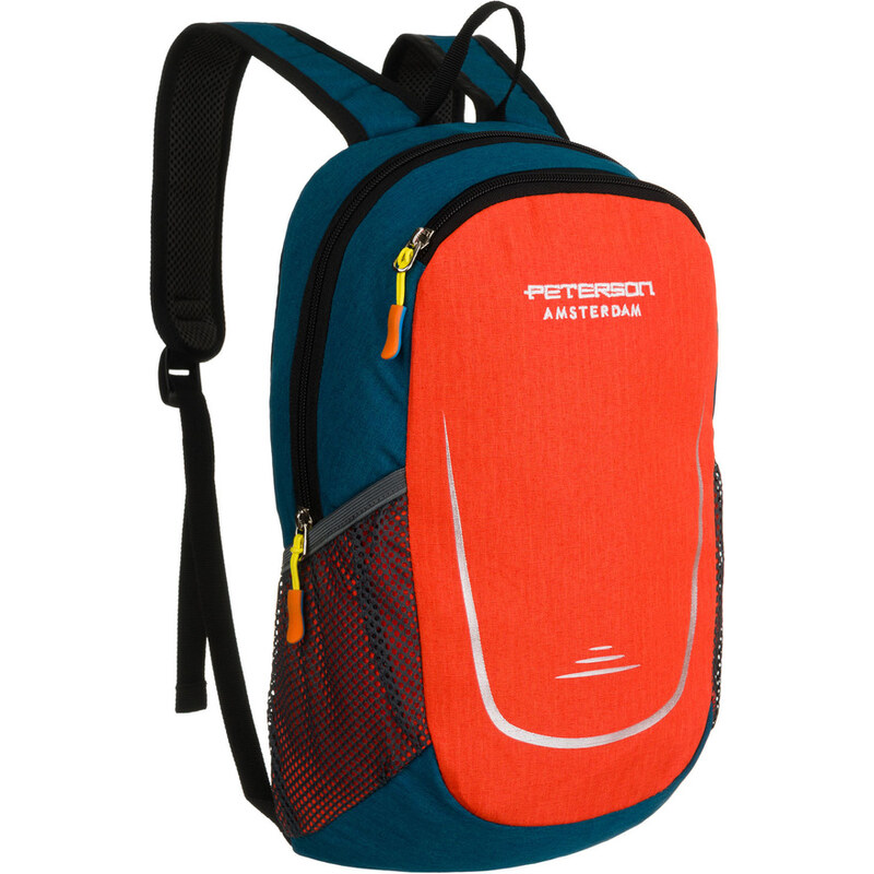 Granátovo-oranžový turistický batoh Peterson – ultraľahký, kompaktný a 64983339