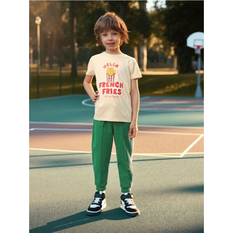 Sinsay - Teplákové joggery - zelená 65763944