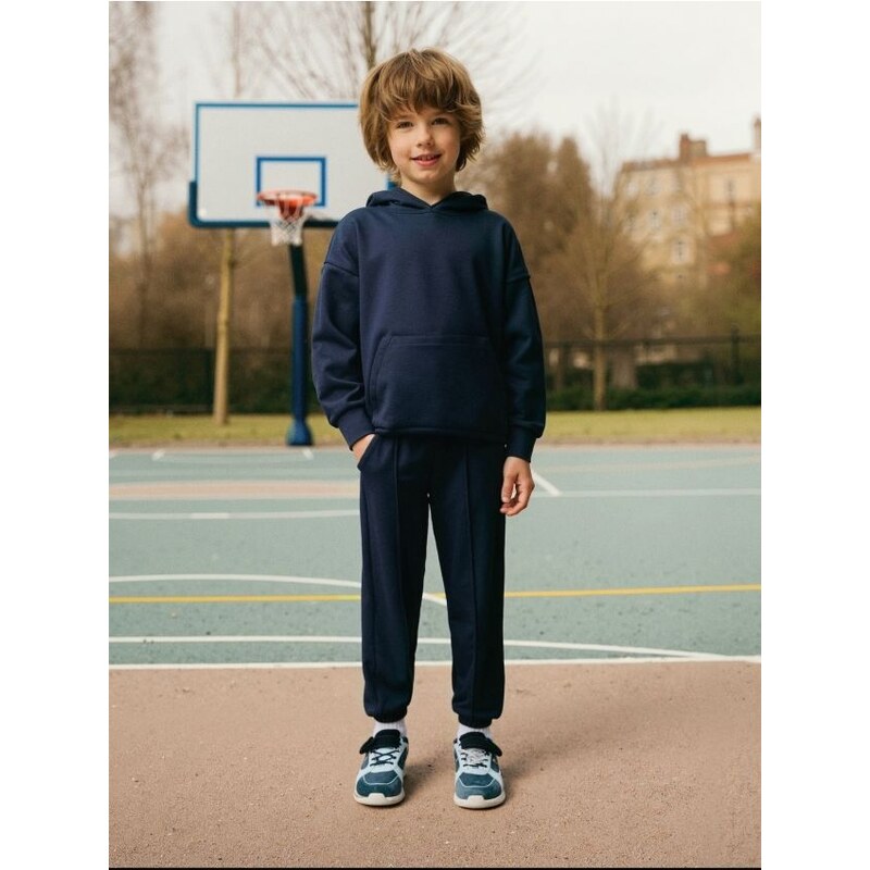 Sinsay - Teplákové joggery - tmavomodrá 65747506