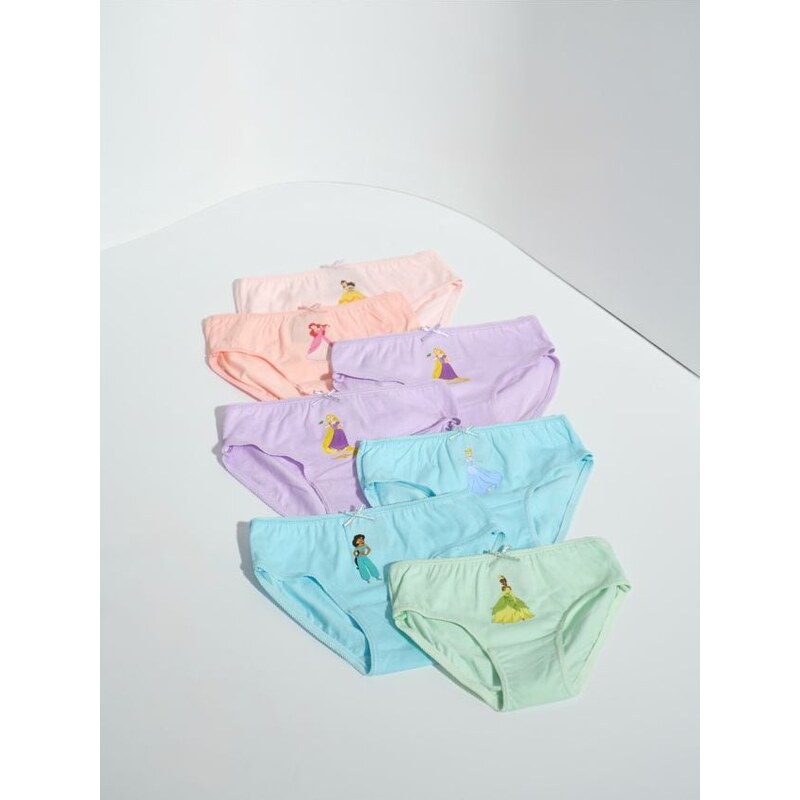 Sinsay - Súprava 7 nohavičiek Disney Princess - viacfarebná 65750632