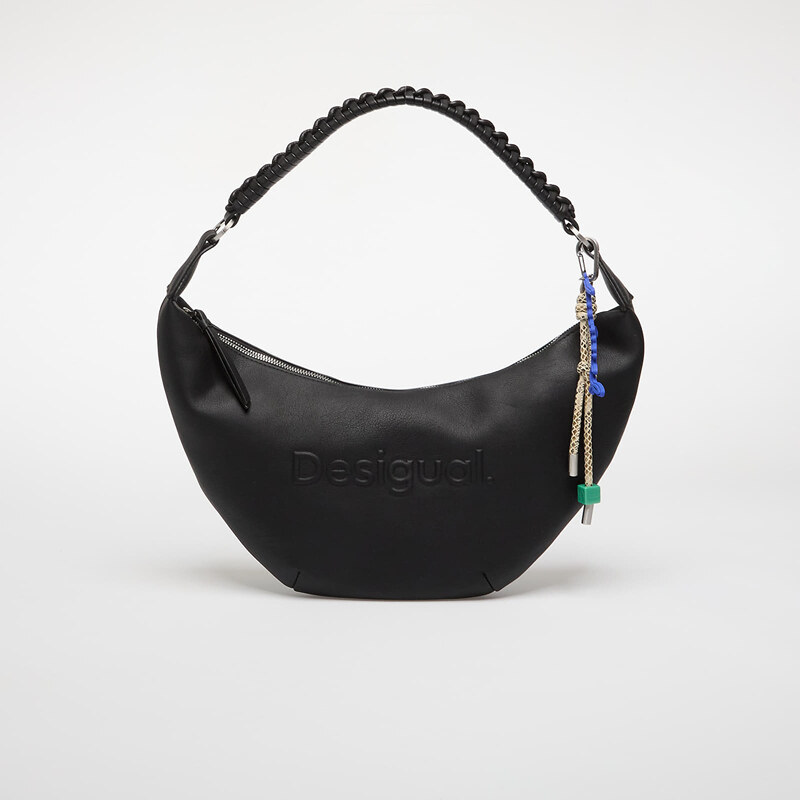 Desigual Medium Leather Bag Black Universal 64989934