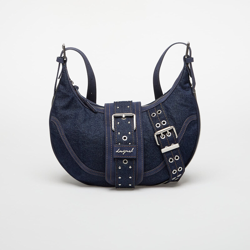 Desigual Medium Denim Handbag Denim Dark Blue Universal 64989932