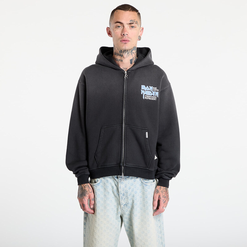 Mikina REPRESENT x Iron Maiden Anniversary Hoodie Stained Black XXL 64986495