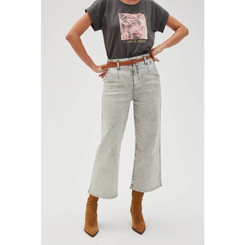 Marisse Womens Jeans L-Je-4607 Grey 64988831