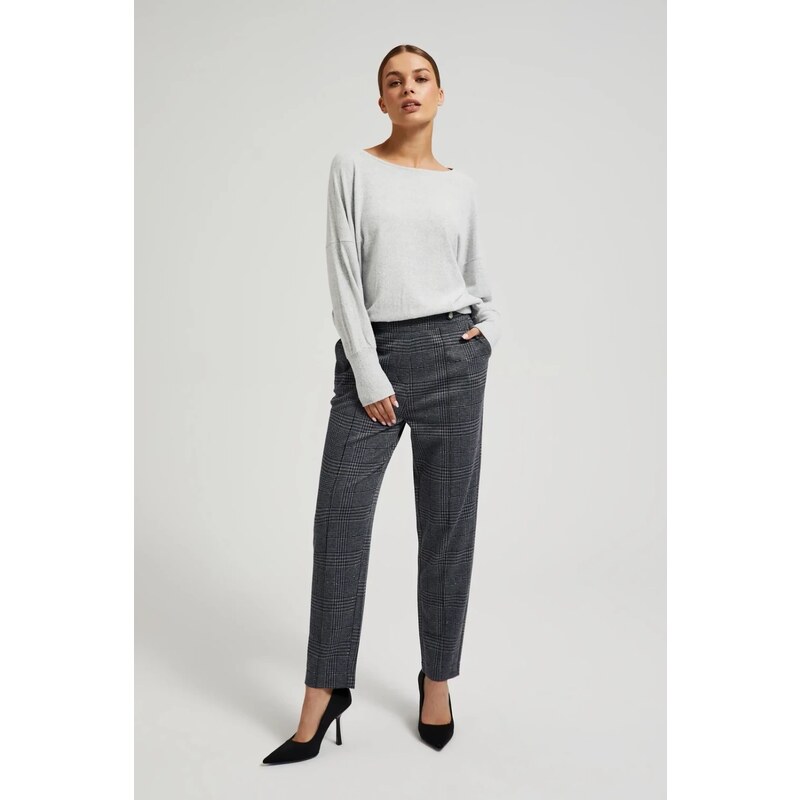 Moodo Marisse Womens Trousers Z-Sp-4507 Grey 65362773