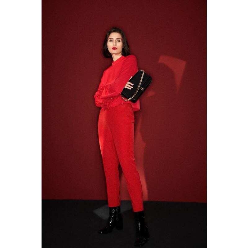 Marisse Womens Trousers Z-Sp-4528 Red 64988704