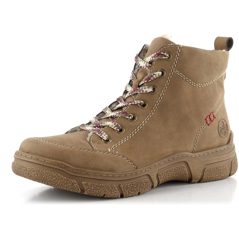 Rieker šněrovací kotník hnědý 72320-24 65612157