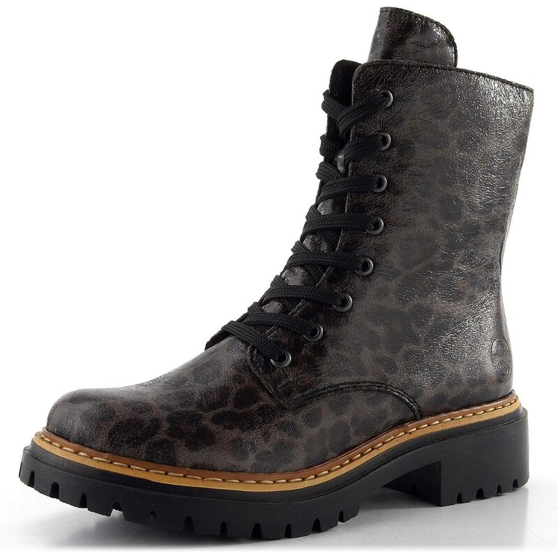 Rieker šněrovací kotník šedý 72627-90 65612159