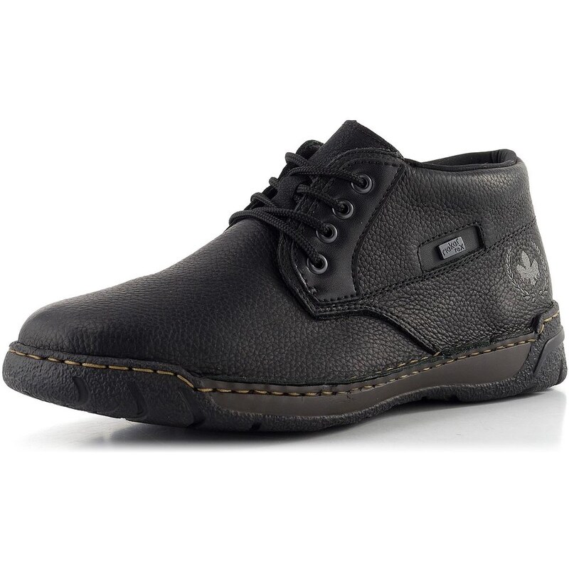 Rieker pánský šněrovací kotník s membránou černý B0333-00 65612152