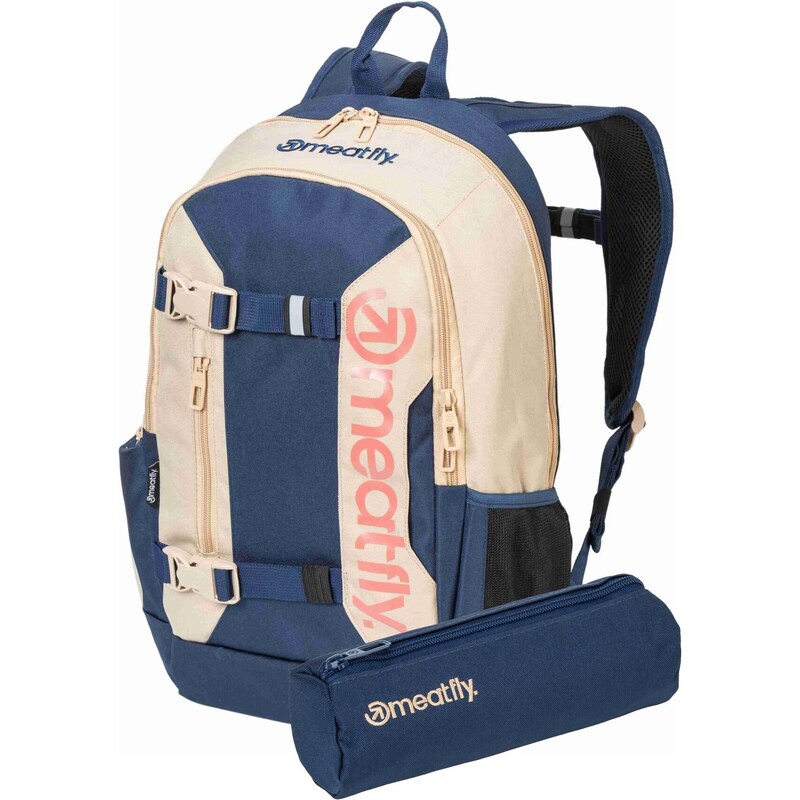 Meatfly batoh Basejumper Beige / Sea 22 L + PERAČNÍK ZADARMO 65065546