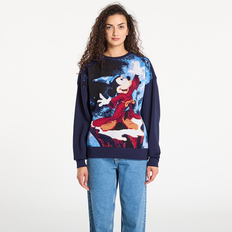 Mikina Desigual Fantasia Sweatshirt Navy XS 64989949