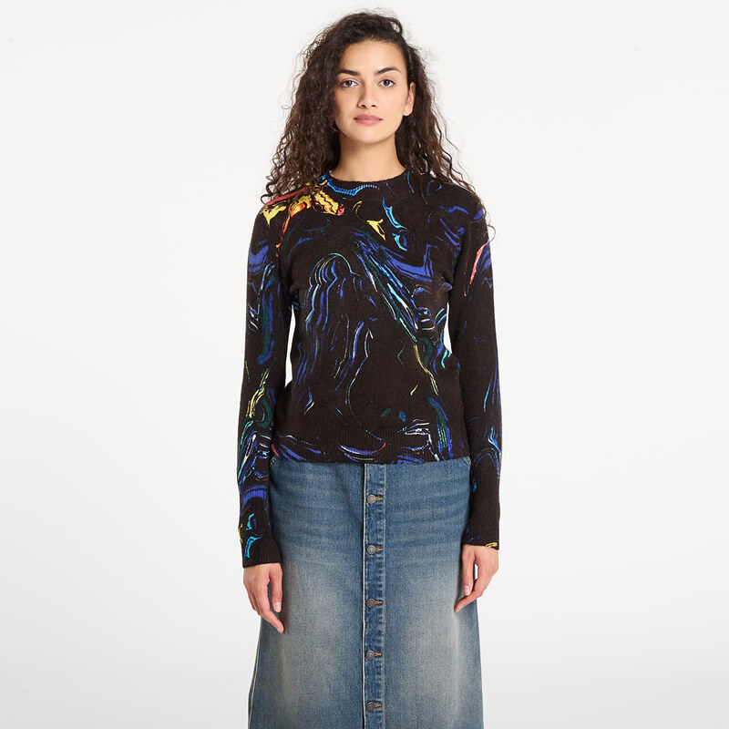 Sveter Desigual Butterfly Christian Lacroix Sweater Black M 64989941