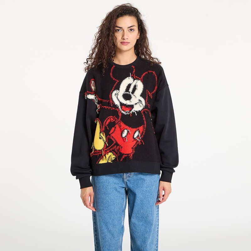 Mikina Desigual Hello Mickey Sweatshirt Black M 64989948