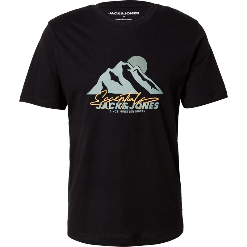 JACK & JONES Tričko JJSUN žltá / mätová / čierna 64991518