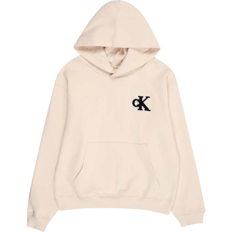 Calvin Klein Jeans Mikina tmavošedá / čierna / biela 64991534