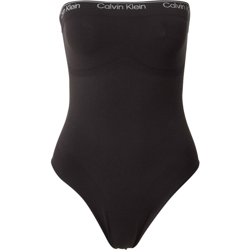 Calvin Klein Underwear Košeľové body sivá / čierna 65026137