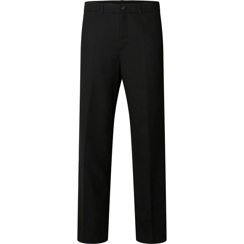 SELECTED Nohavice s pukmi SLHNEIL čierna 65190063