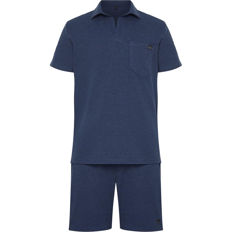 Trendyol Tepláková súprava námornícka modrá 65980779