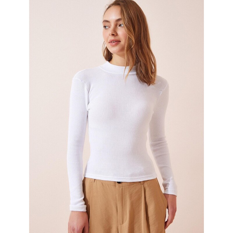 Happiness İstanbul Tričko krémová / biela